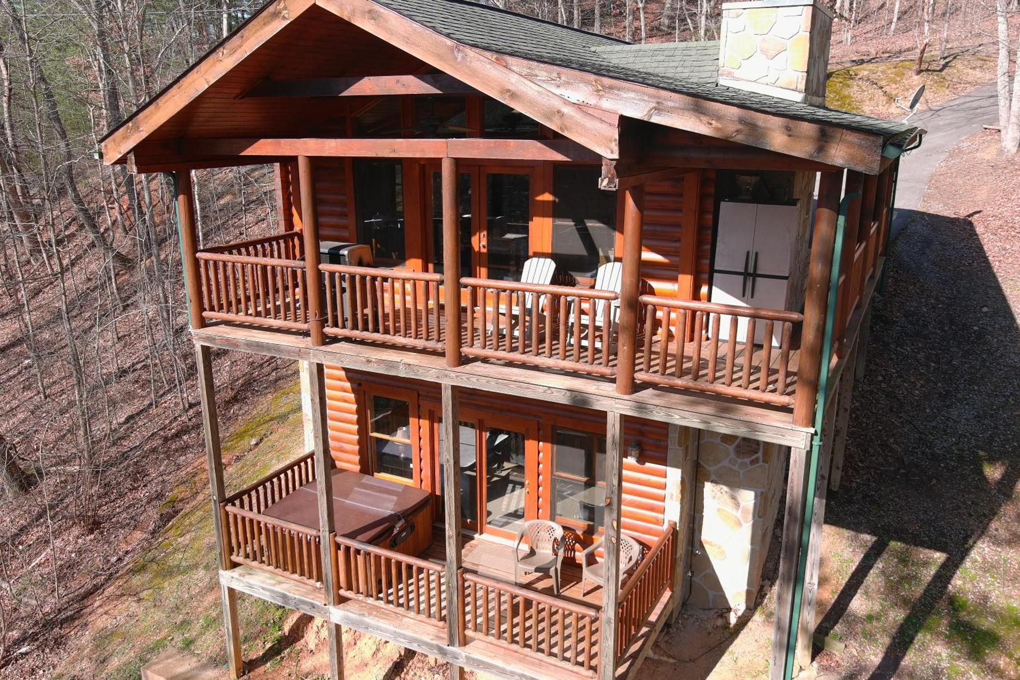 Private Smoky Mountain Luxury Log Home With 2 Fireplaces, Hot Tub & Community Pool Sevierville Exterior foto